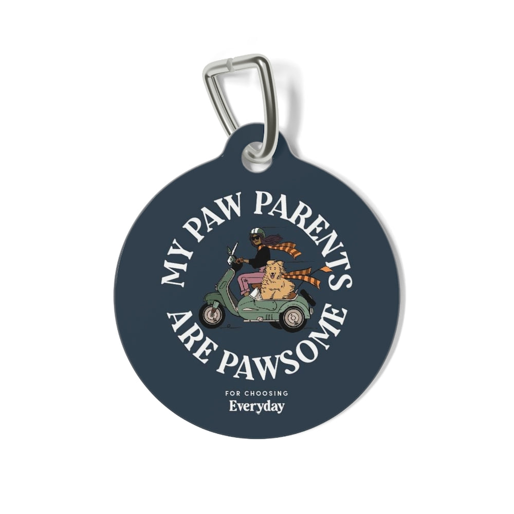 “My Paw Parents are Awesome” Dog Tag