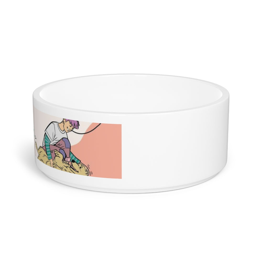 “Eat. Sleep. Repeat.” Ceramic Bowl